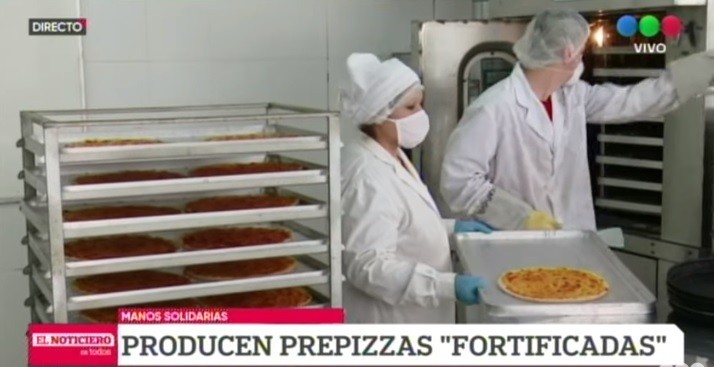 Ingenieros donan prepizzas fortificadas con pescado a comedores en Mar del Plata | Nacionales