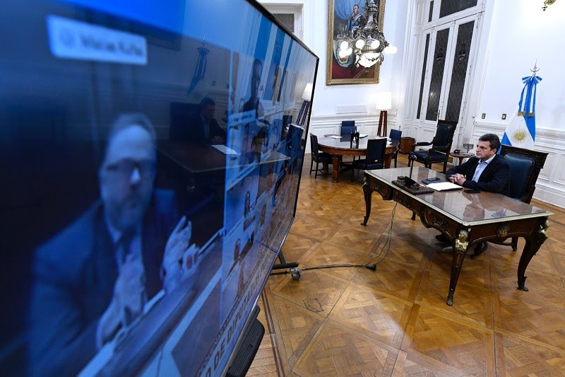 Histórico: el Congreso sesionará en forma virtual | Noticias