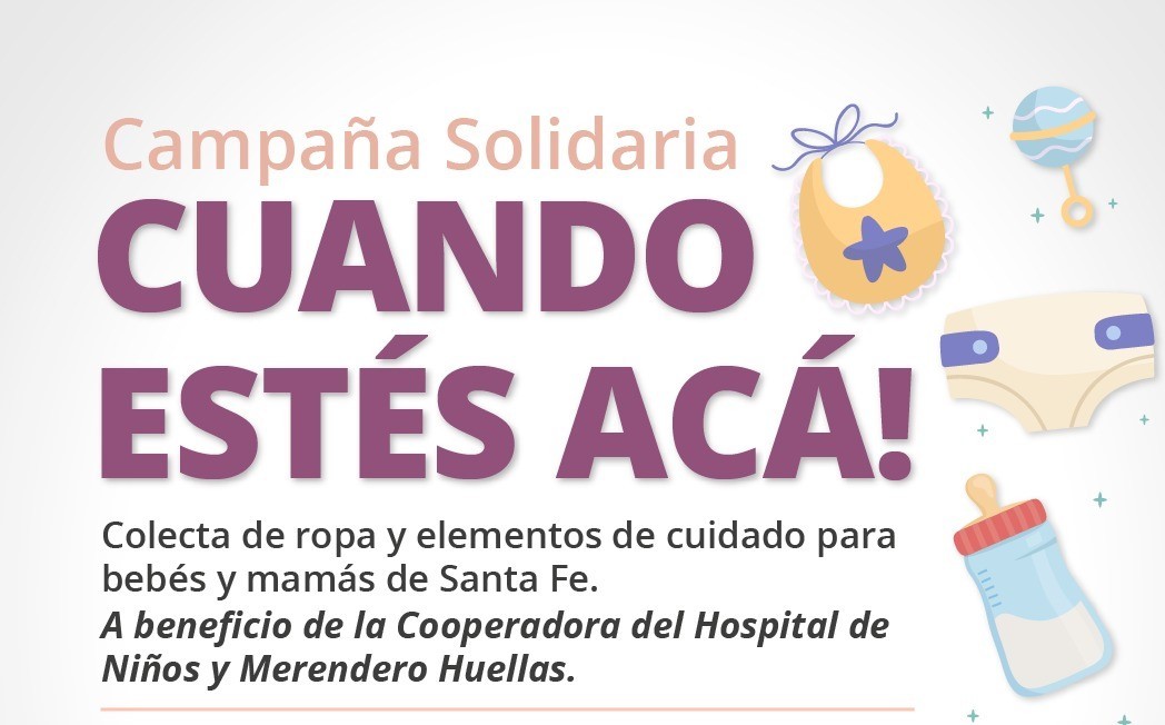 “Cuando estés acá”: Demos lanza campaña solidaria para bebés y mamás de Santa Fe | Noticias