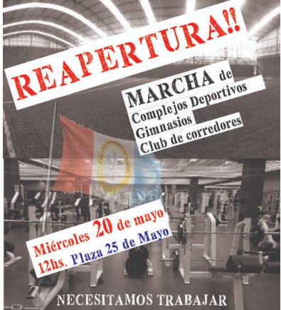 Propietarios de gimnasios y complejos deportivos marcharán este miércoles | Noticias