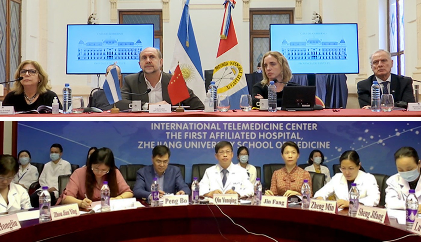 Videoconferencia de Perotti con expertos de salud de la provincia china Zhejian | Noticias