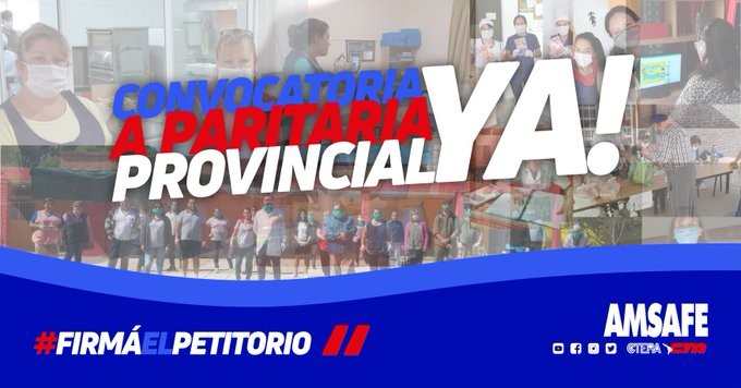 Amsafé convoca a firmar un petitorio exigiendo la reapertura de la paritaria | Noticias