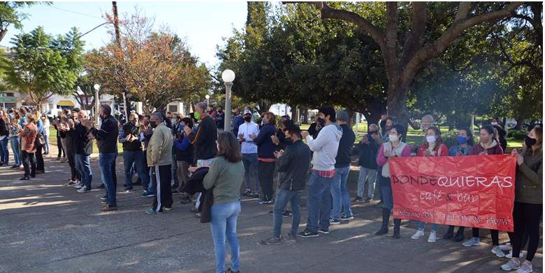 Esperanza: Amplia movilización de comerciantes para pedir que los dejen trabajar | Noticias