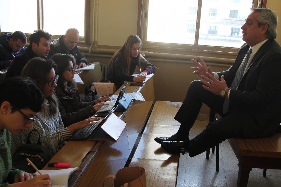 Fernández destacó "consolidación" de la UBA en ranking global y dijo que mañana volverá a dar clases | Noticias
