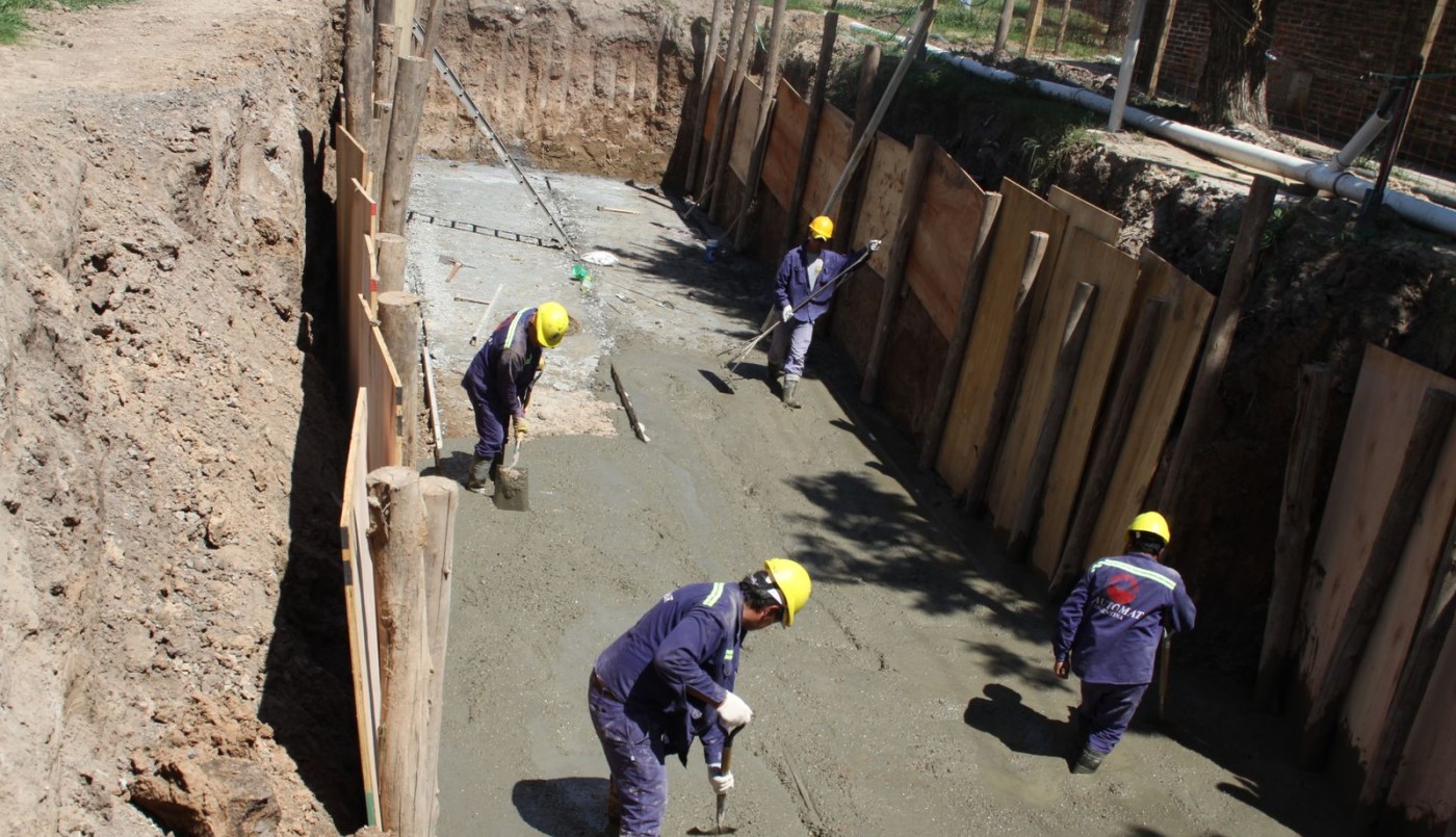 Se retoman los trabajos en la obra de desagüe Espora | Noticias