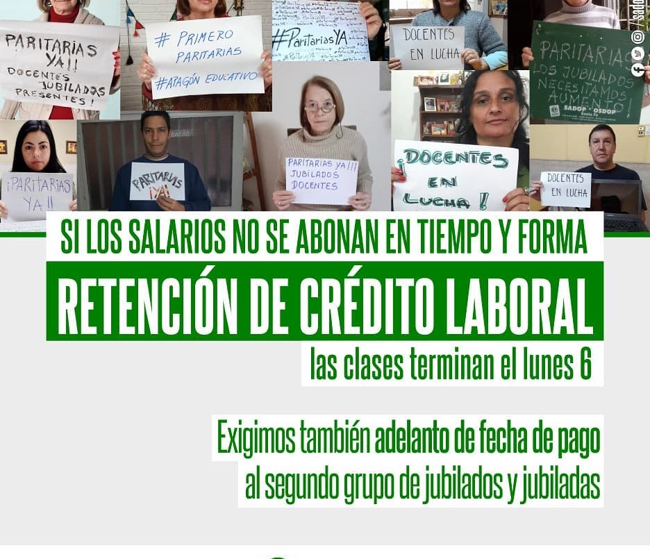 Bayúgar: "el lunes se terminan las clases si no hay pago" | Noticias