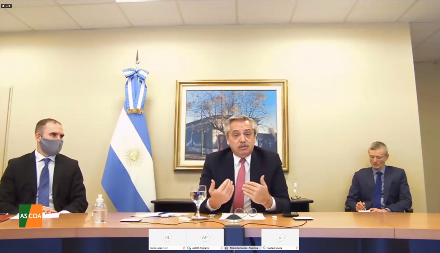 Alberto, a los bonistas: "Ayuden a Argentina a salir de esta postración" | Nacionales