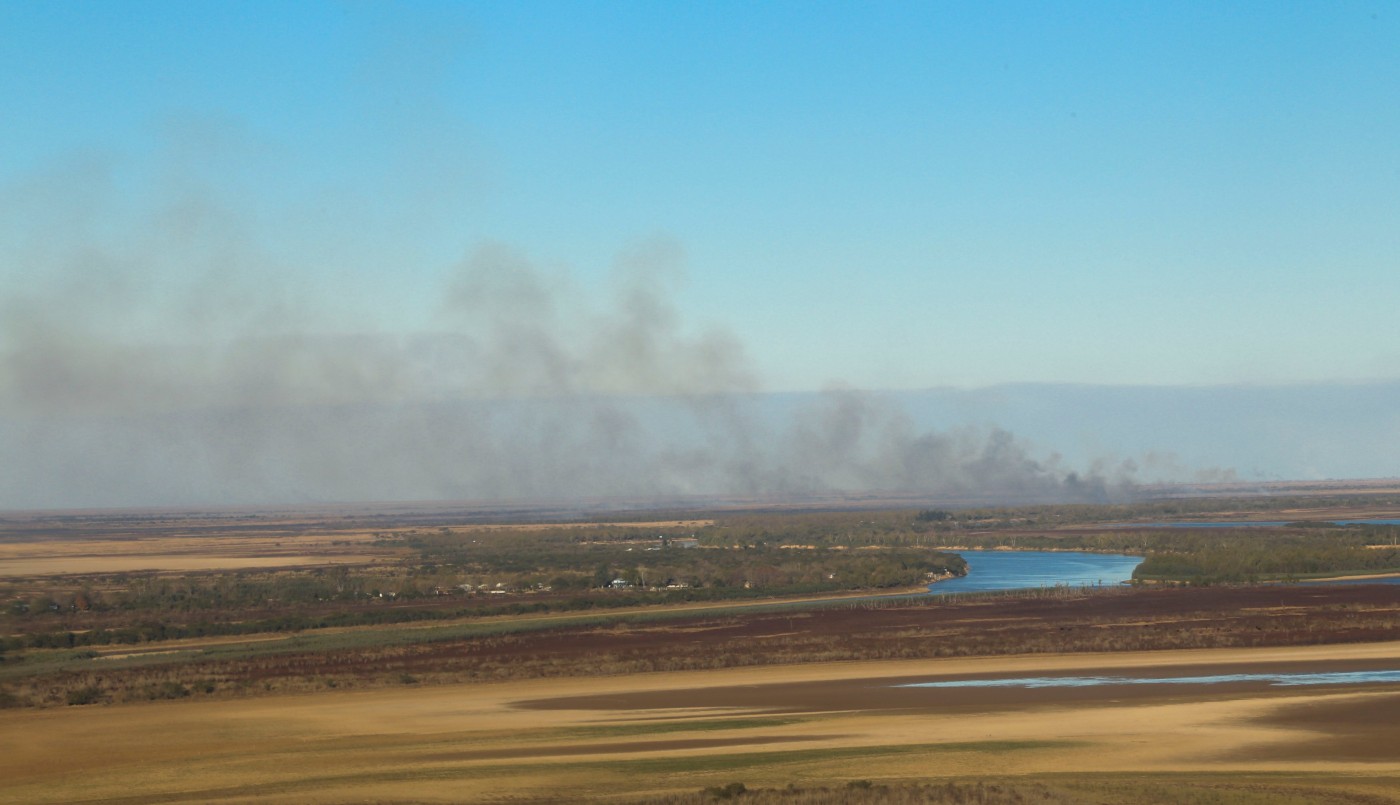 El grupo Albatros de Prefectura se suma con vigilancia al combate de incendios en las islas del Paraná | Noticias