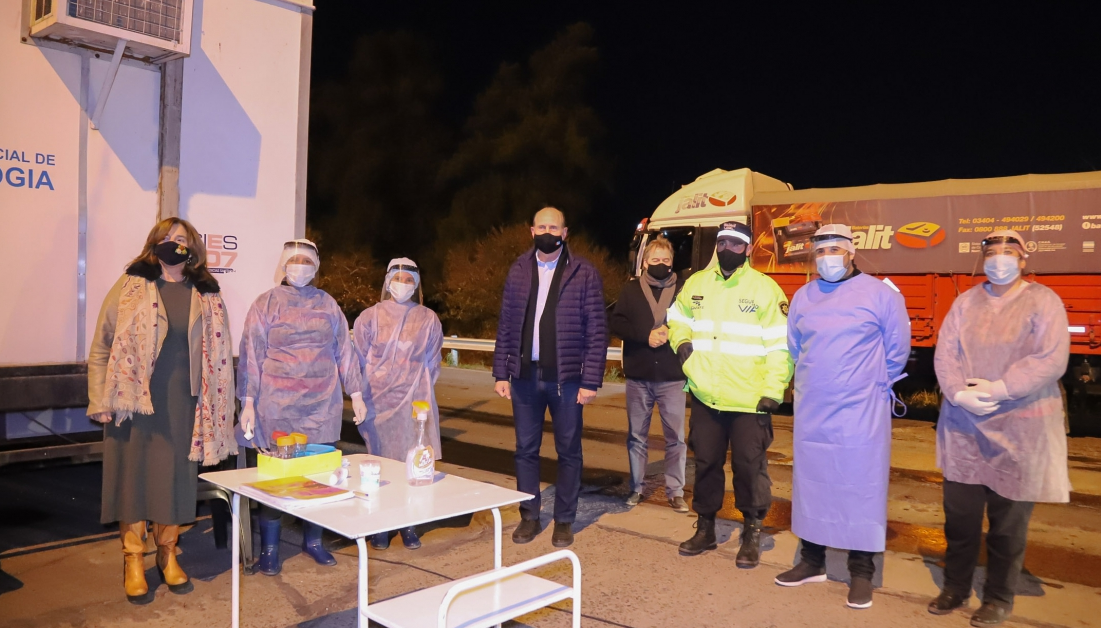 Perotti visitó el Acceso Cuidado ubicado en Florencia, al límite con Chaco | Noticias