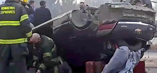 Espectacular despiste, choque y doble vuelco en la autopista a Santa Fe cerca de San Lorenzo | Noticias