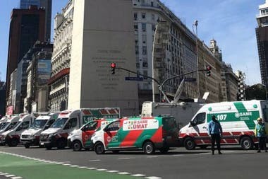 Con sirenas despidieron a un médico del SAME | Nacionales