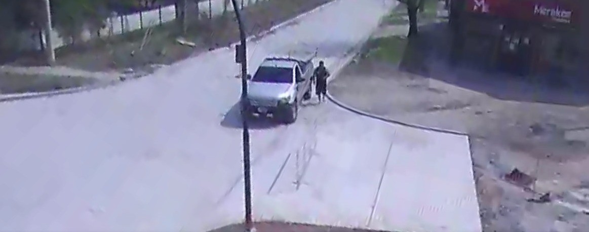 Recreo: fueron filmados mientras se robaban vallas de señalización | Noticias