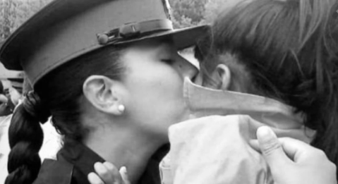 La hija de una mujer policía asesinada en Quilmes ve un patrullero y se pone a llorar | Nacionales