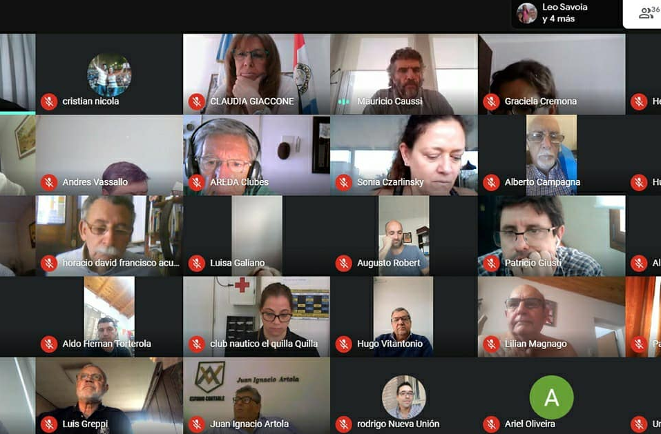 Caussi  y Giaccone se reunieron con instituciones deportivas por el régimen de “Tarifa Cero” | Información General