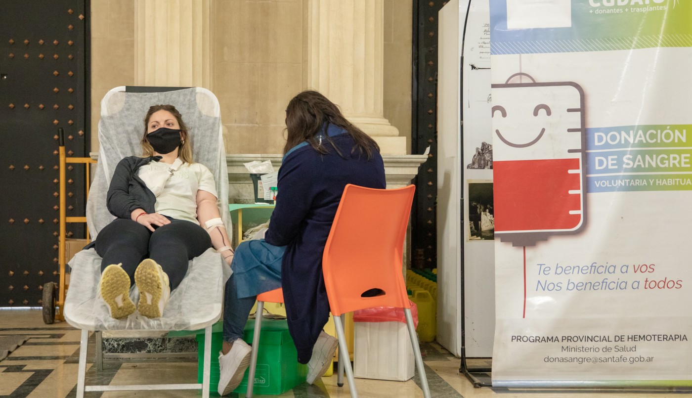 El Rectorado de la UNL fue sede de la cuarta jornada de donación de sangre | Juntos y solidarios