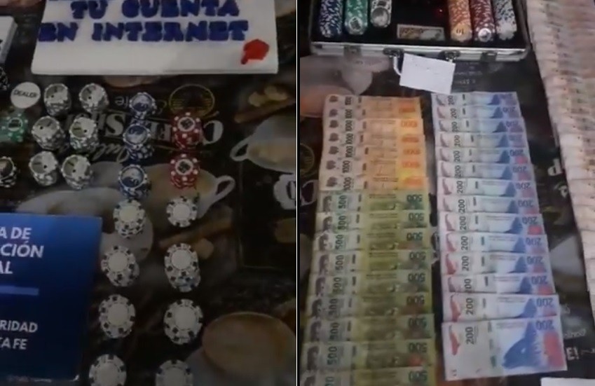 Rosario: allanan un casino ilegal y secuestran dinero, máquinas y una ametralladora | Noticias