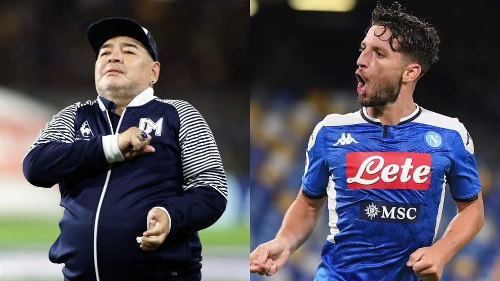 Emotivo homenaje a Maradona de Mertens, el belga que lo superó como goleador histórico del Napoli | Deportes