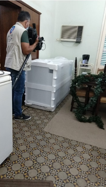 Ya está en el Hospital Cullen el freezer que guardará las vacunas | Noticias