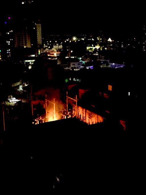 Parte de la ciudad quedó sin luz por incendio en central de la EPE | Noticias