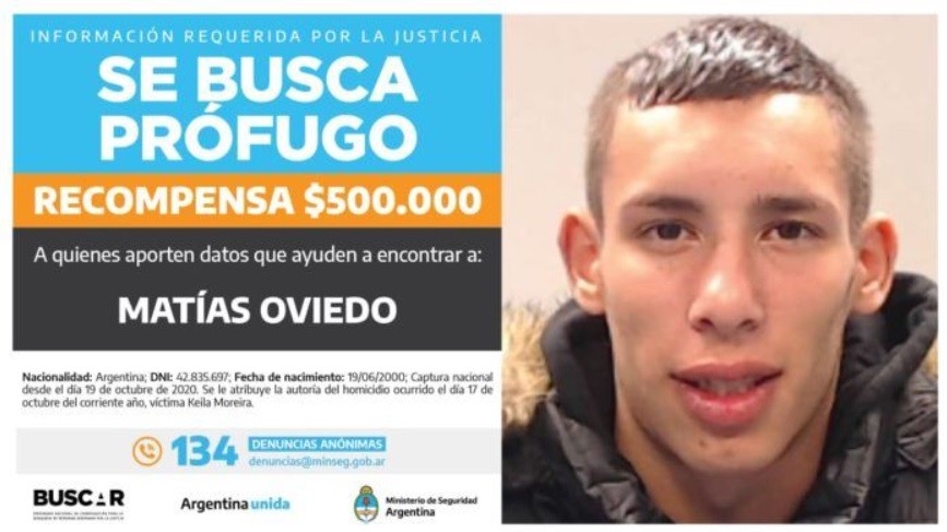 Femicidio en Campana: $500.000 de recompensa para detener a un acusado prófugo | Nacionales