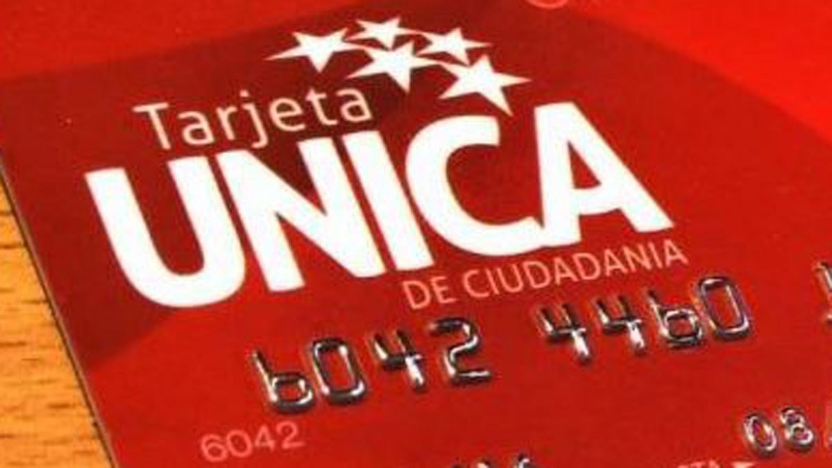 Acreditan este sábado los fondos de la Tarjeta Única de Ciudadanía | Noticias