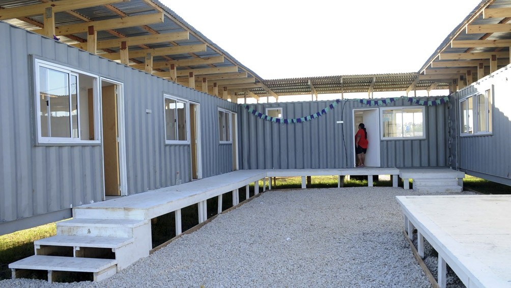 La Plata: instalan en contenedores una casa para asistir a mujeres en situación de violencia | Nacionales