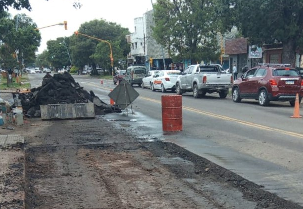 Santo Tomé: tránsito restringido en la 7 de Marzo por la construcción de una dársena para micros | Información General