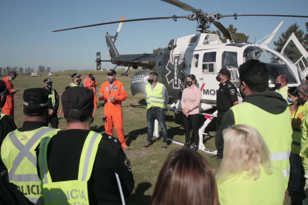 Capacitan a agentes de la Policía de Seguridad Vial en evacuaciones aeromédicas en la Autopista Rosario Santa Fe | Noticias