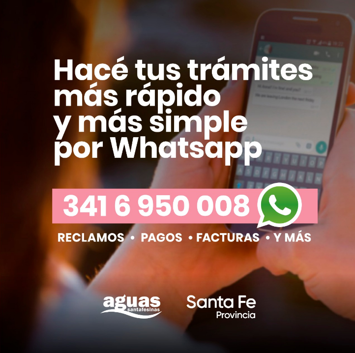 Aguas Santafesinas suspende la atención presencial a usuarios | Información General