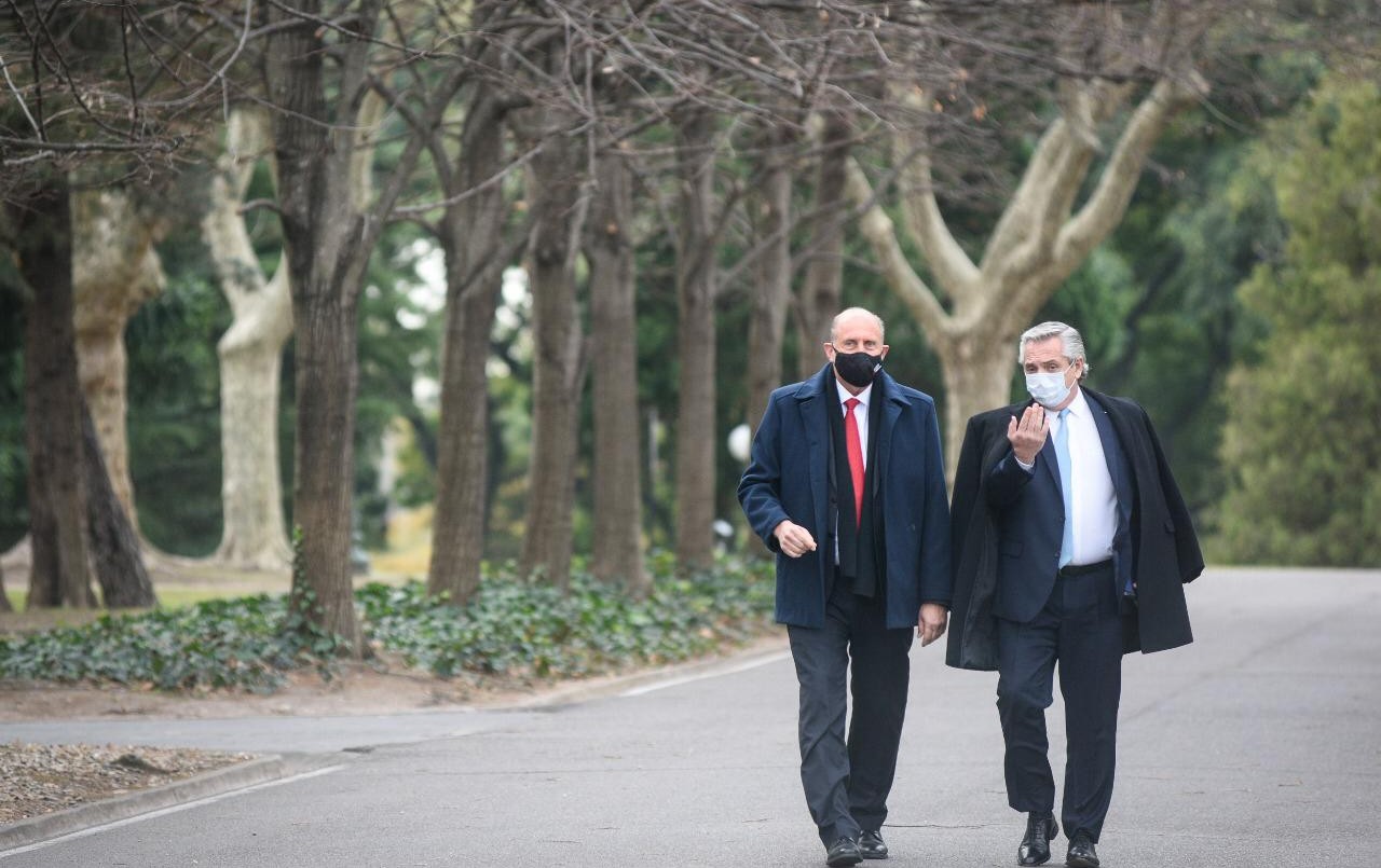 Omar Perotti se reunió con Alberto Fernández en la Residencia de Olivos | Noticias