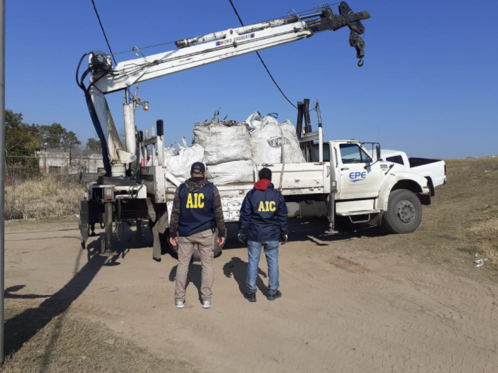Desarticularon a la "banda del cobre" en Santa Fe y hay un detenido | Noticias