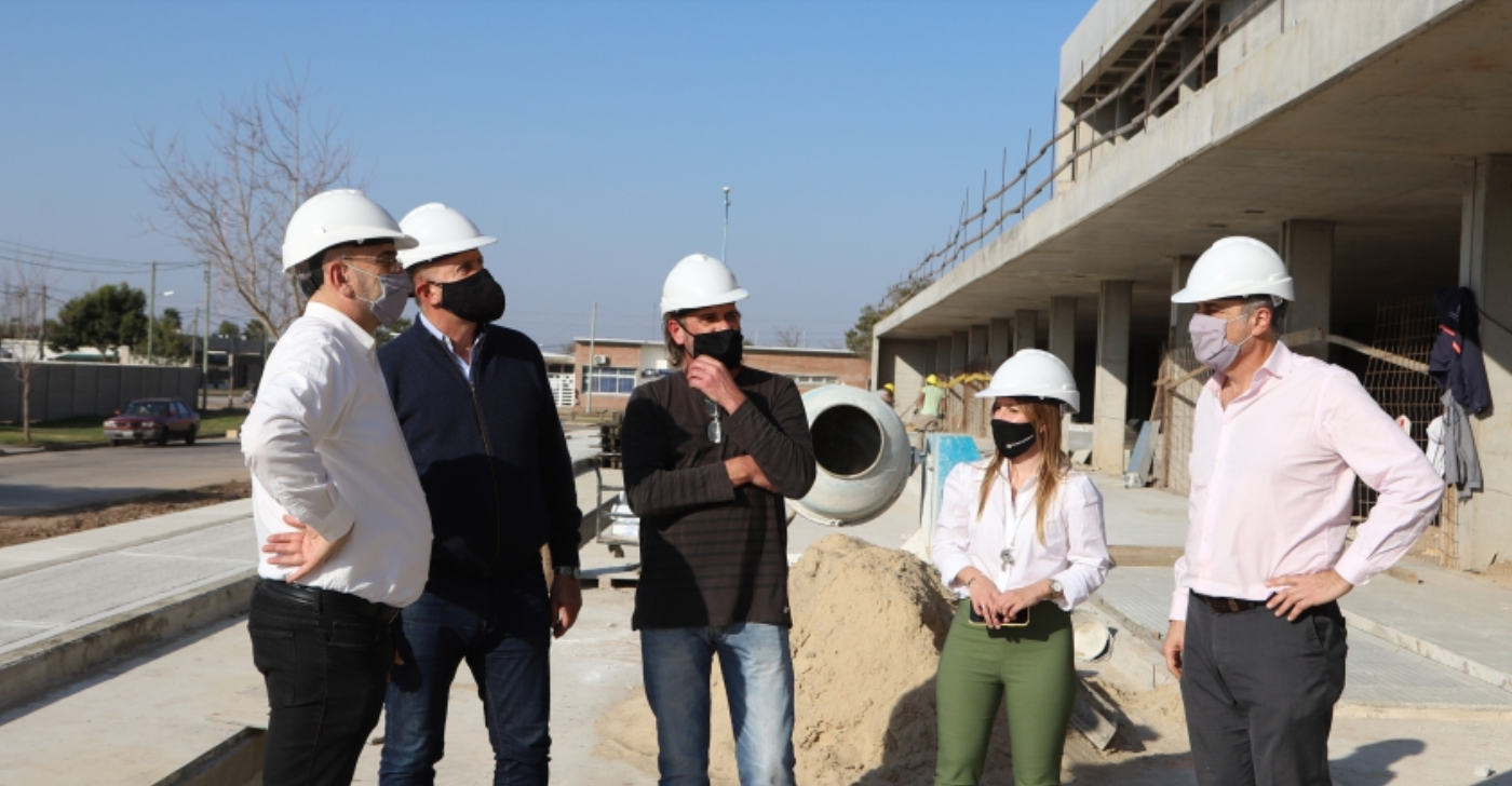 Perotti recorrió la obra del nuevo Hospital de Rafaela | Noticias