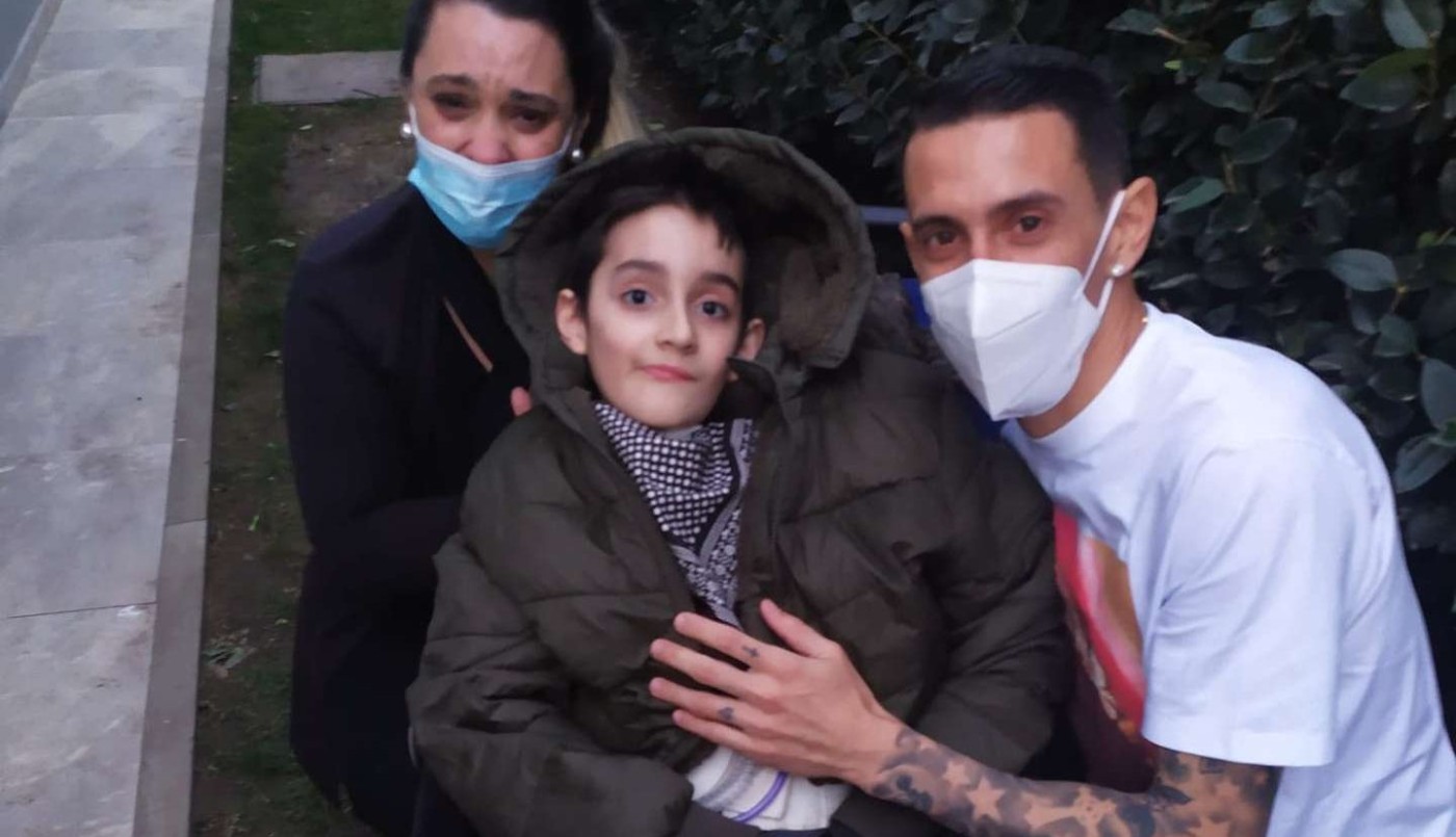 El emotivo gesto de Di María con Rodry, un nene que padece una enfermedad medular: “Un sueño hecho realidad” | Deportes