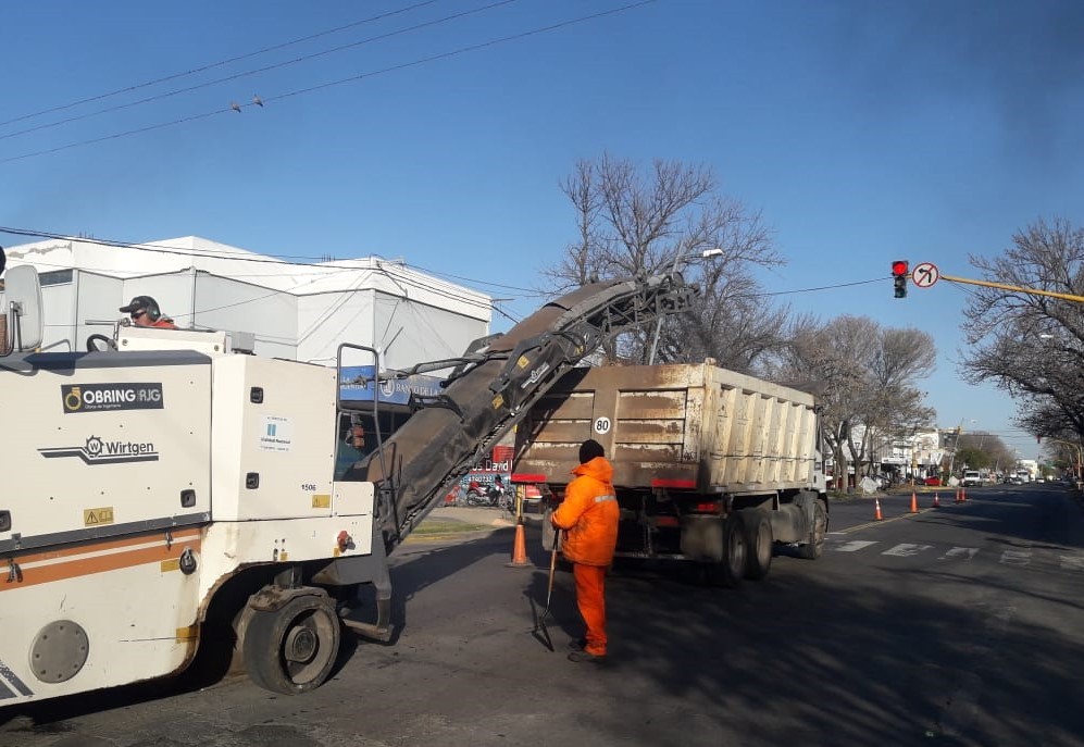Santo Tomé: Vialidad Nacional realiza trabajos de bacheo en Avenida 7 de Marzo | Información General