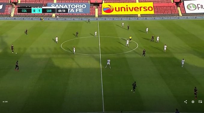 Al término de la primera parte, Colón pierde ante Sarmiento | Deportes