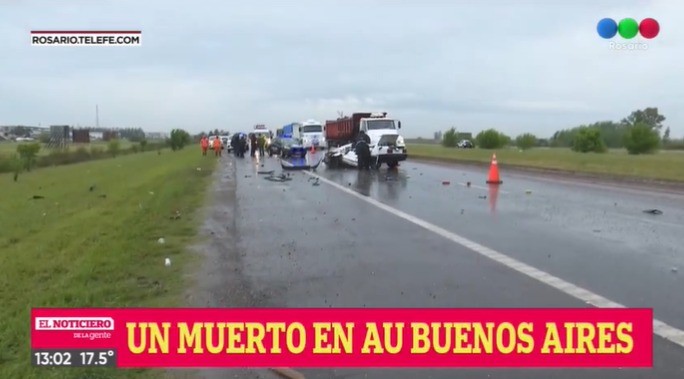 Accidente fatal: un hombre perdió la vida en un accidente en la Autopista Rosario-Buenos Aires | Noticias