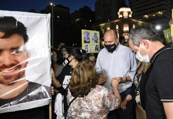 Perotti participó de la marcha por el esclarecimiento del crimen de Joaquín Pérez | Noticias
