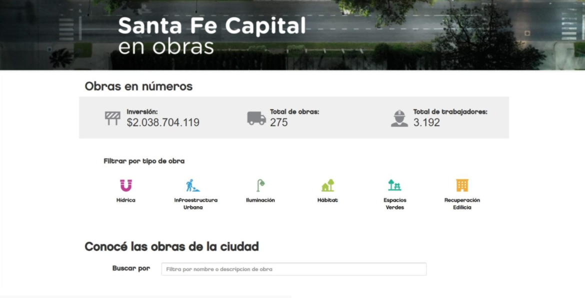 Presentan web interactiva con todas las obras de la ciudad | Información General