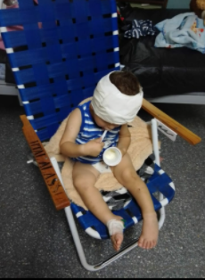 El bebé al que se le cayó mampostería en un colegio evoluciona favorablemente | Noticias