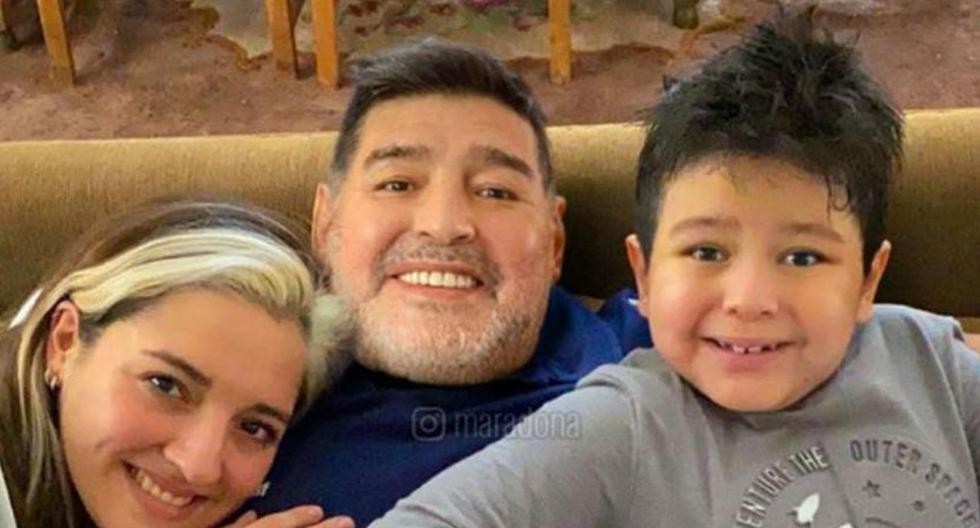 El conmovedor dibujo de Dieguito Fernando dedicado a su papá Maradona | Deportes