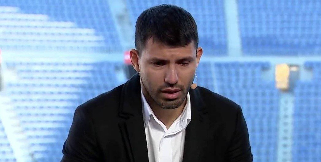 "Decidí dejar de jugar al fútbol", confirmó Agüero entre lágrimas | Deportes