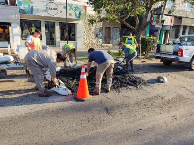 Santo Tomé: Vialidad Nacional finalizó el bacheo en la 7 de marzo | Información General