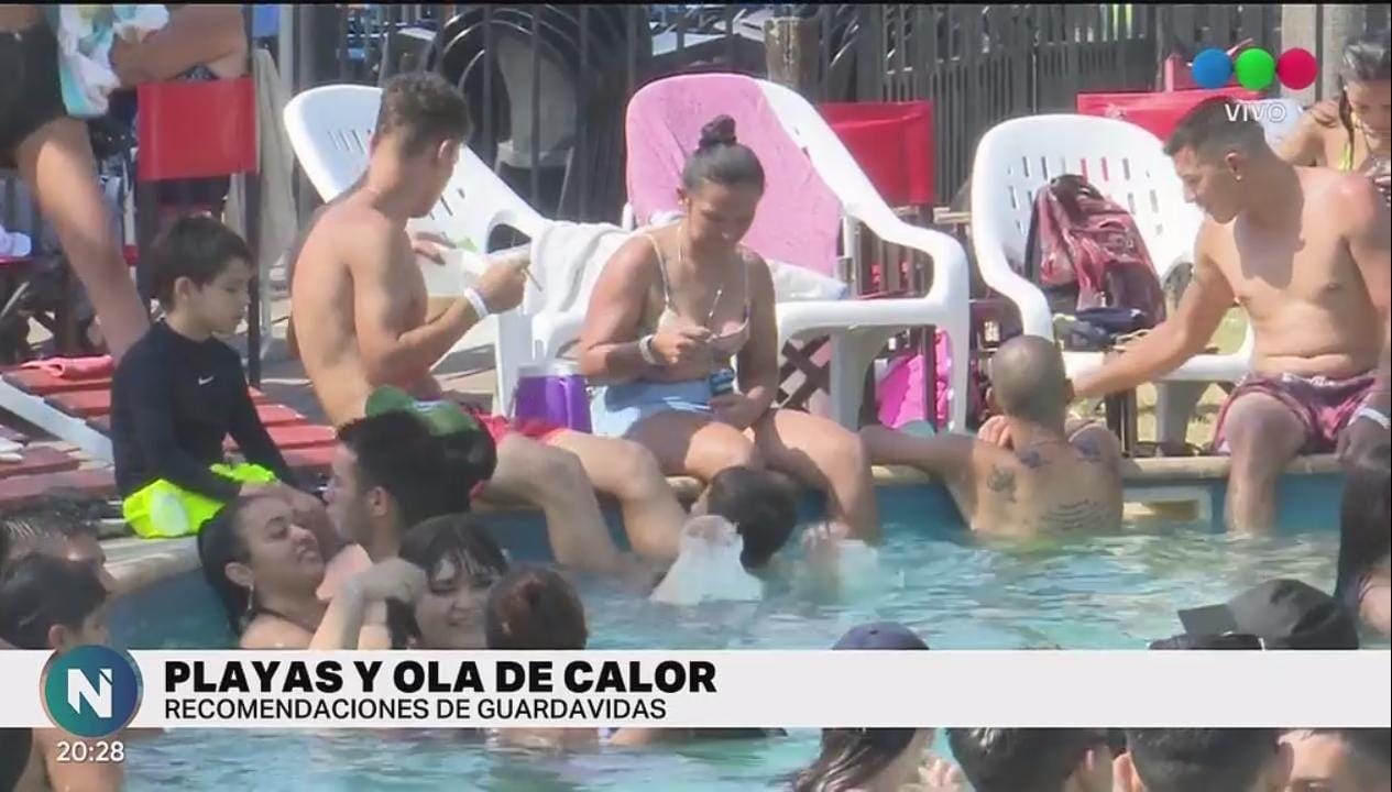 Ola de calor en Santa Fe con playas vacías y piletas llenas | Información General