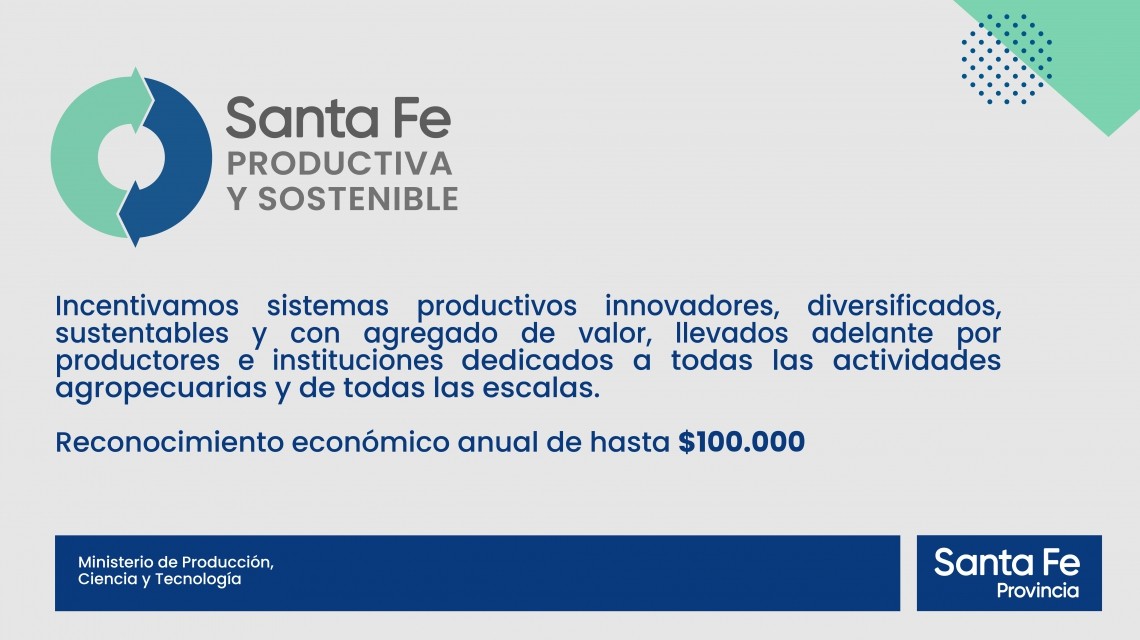 Cómo participar del Programa Santa Fe Productiva y Sostenible | Información General