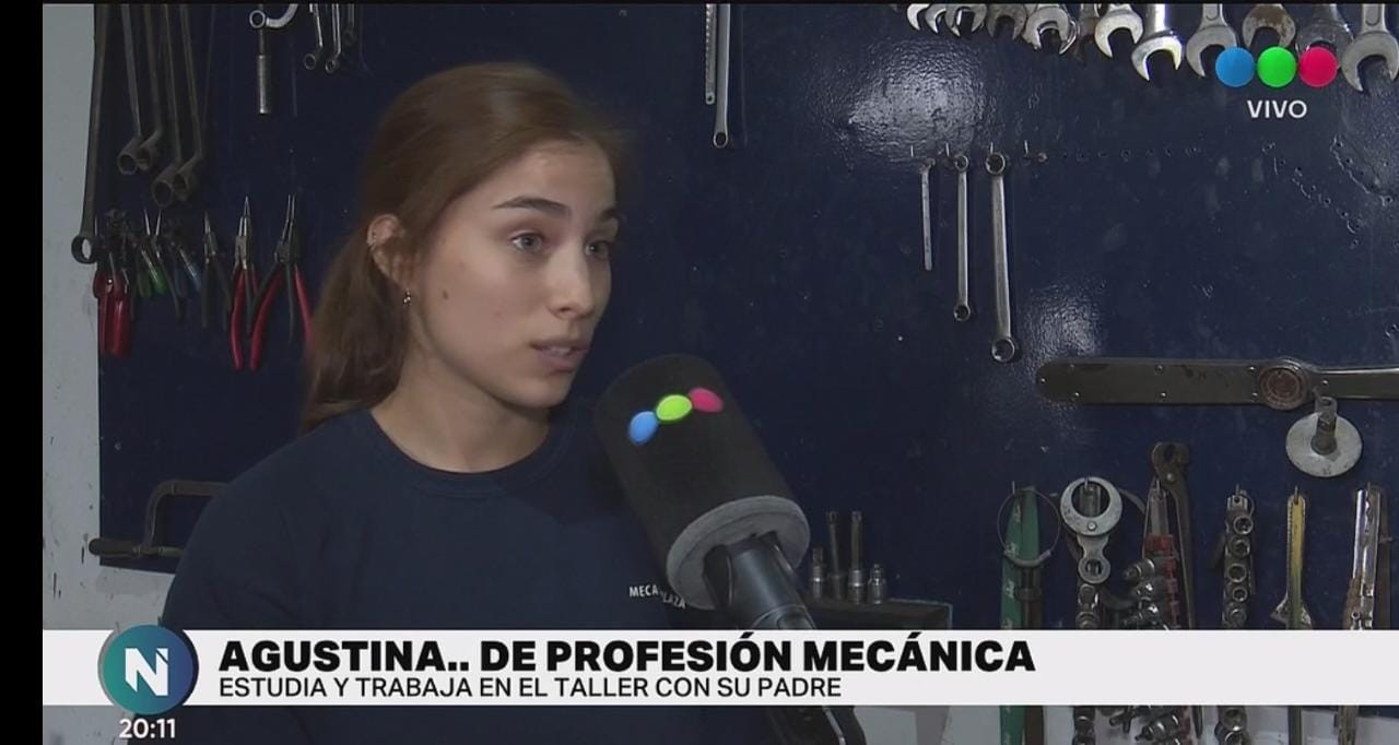 Mecánica por tradición y vocación: conocé la historia de Agustina | Información General