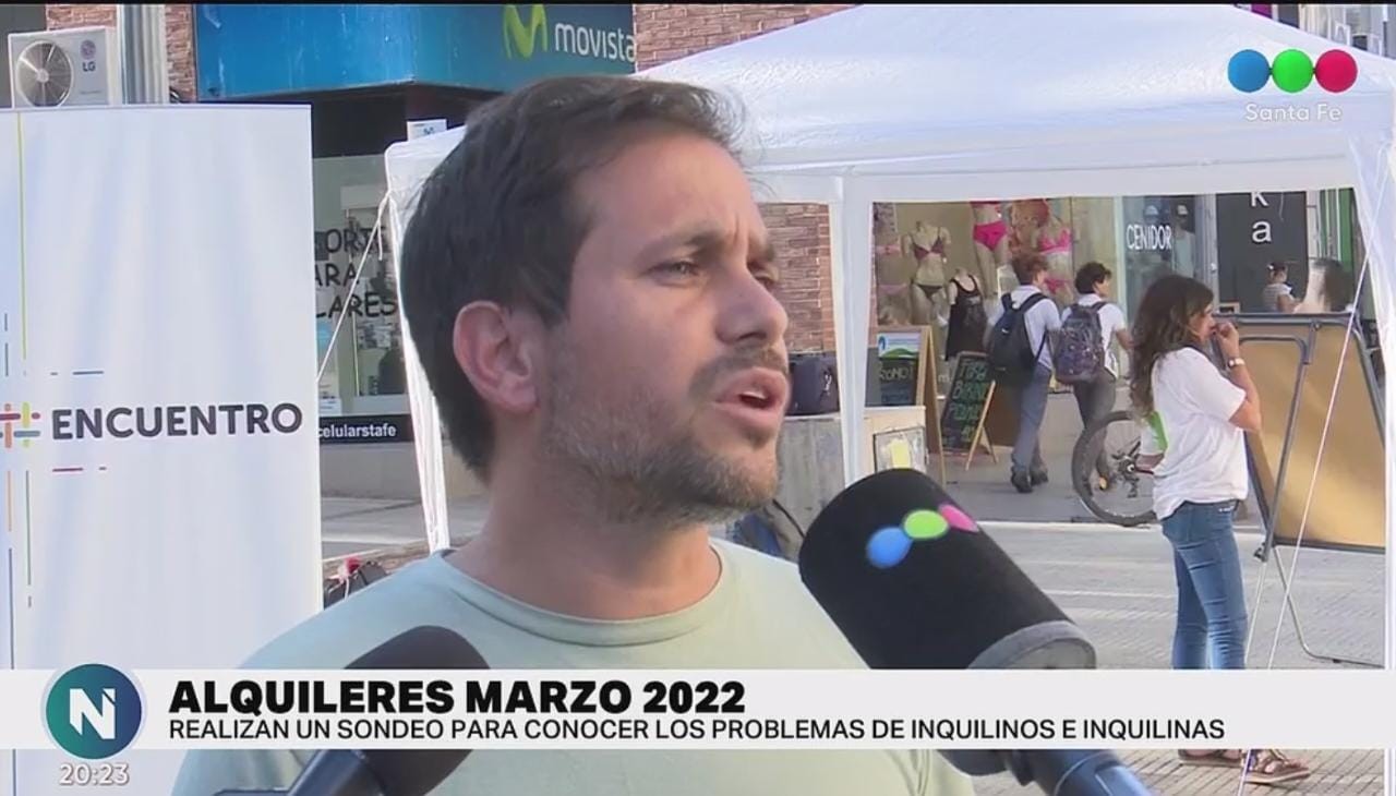 Lucas Simoniello lanzó un sondeo para saber cuál es la situación de los inquilinos | Información General