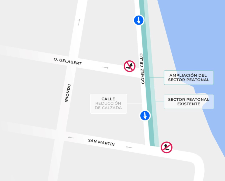 Santo Tomé: La calle Gómez Cello tendrá un sector para uso recreativo y peatonal | Información General