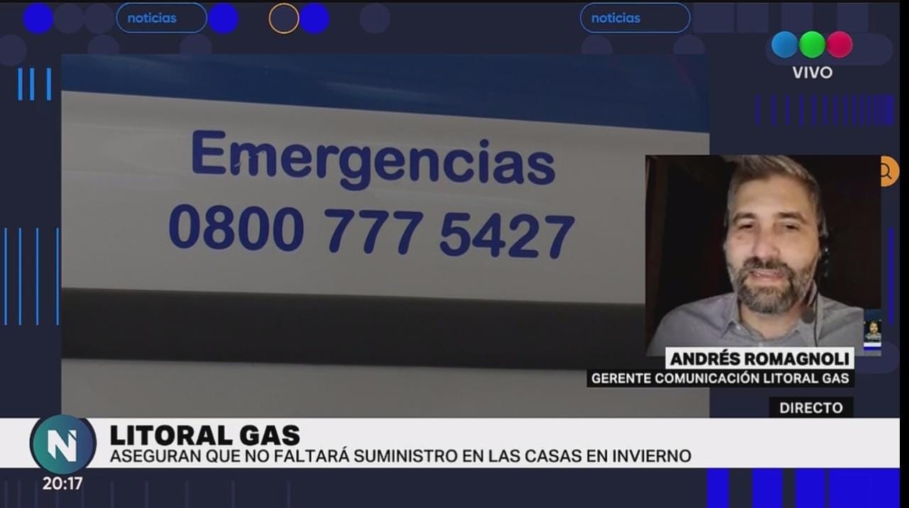 Desde Litoral Gas aseguran que es "muy difícil" que falte gas en los hogares | Información General