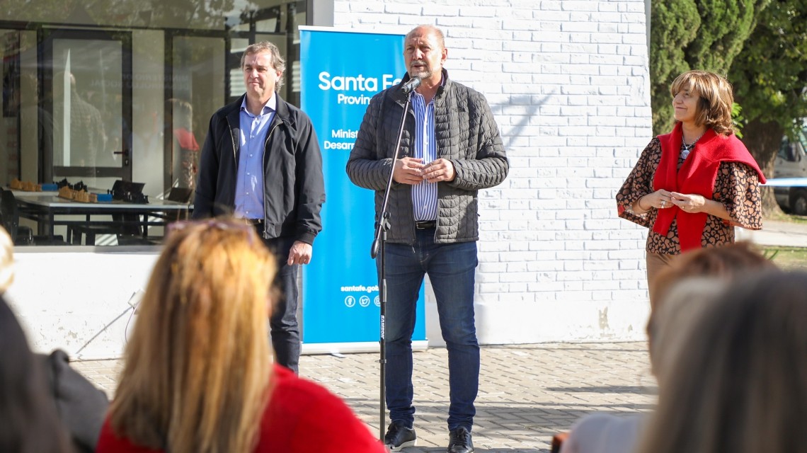 Omar Perotti inauguró el Multiespacio "Eva Perón" | Información General