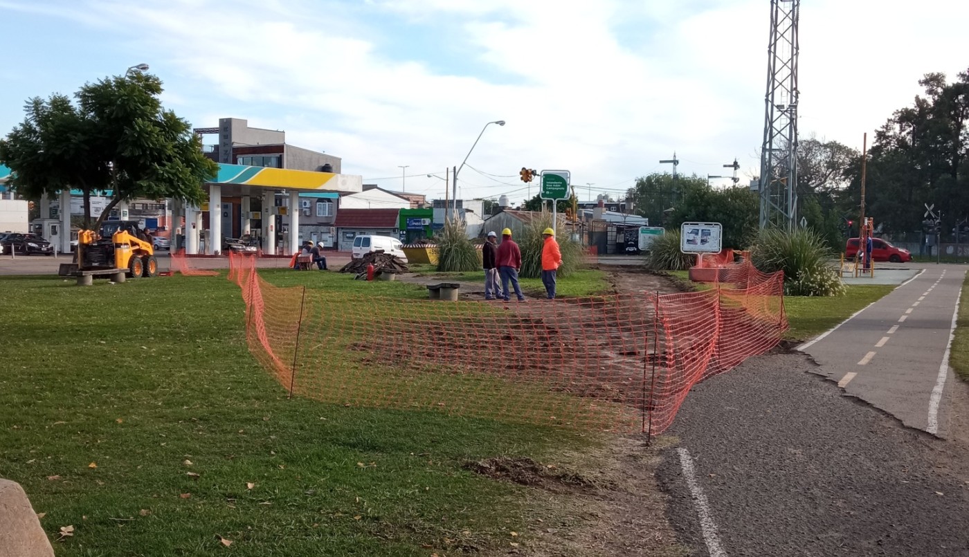 Comenzó la construcción del Circuito Aeróbico en el Parque Federal | Información General